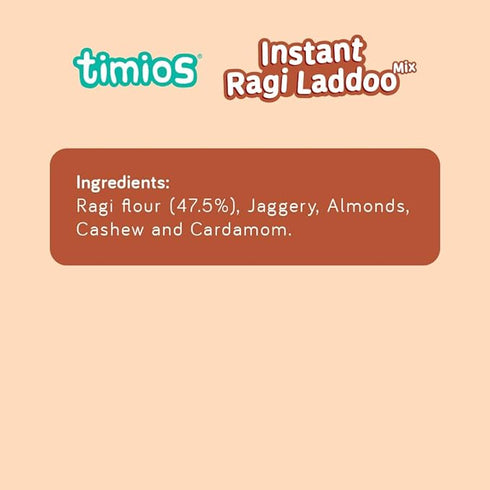 Timios Organic No Maida Gluten Free Laddoo Mix